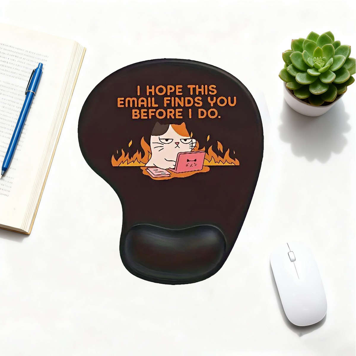 Premium WearResistant Funny Theme Ergonomic Wrist Support For Graphic Designers