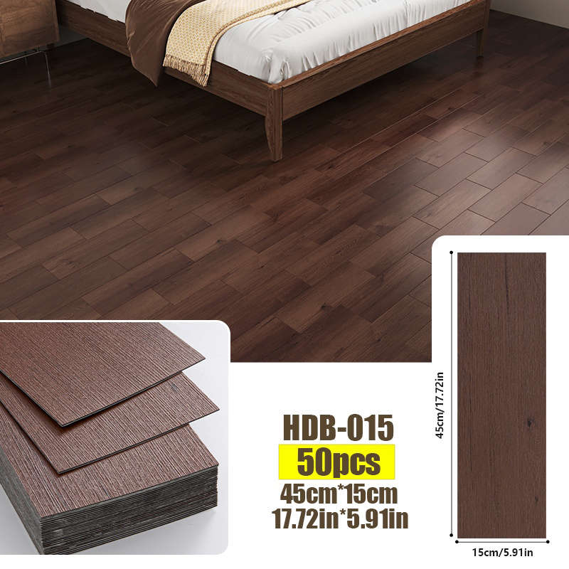 Self Adhesive Floor Stickers Hdb 003 45*15Cm 50Pcs
