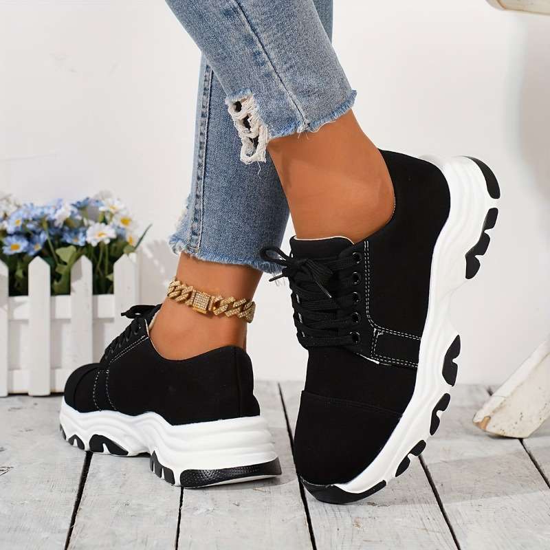 Women S Sneakers Color Black Sizeuk 6