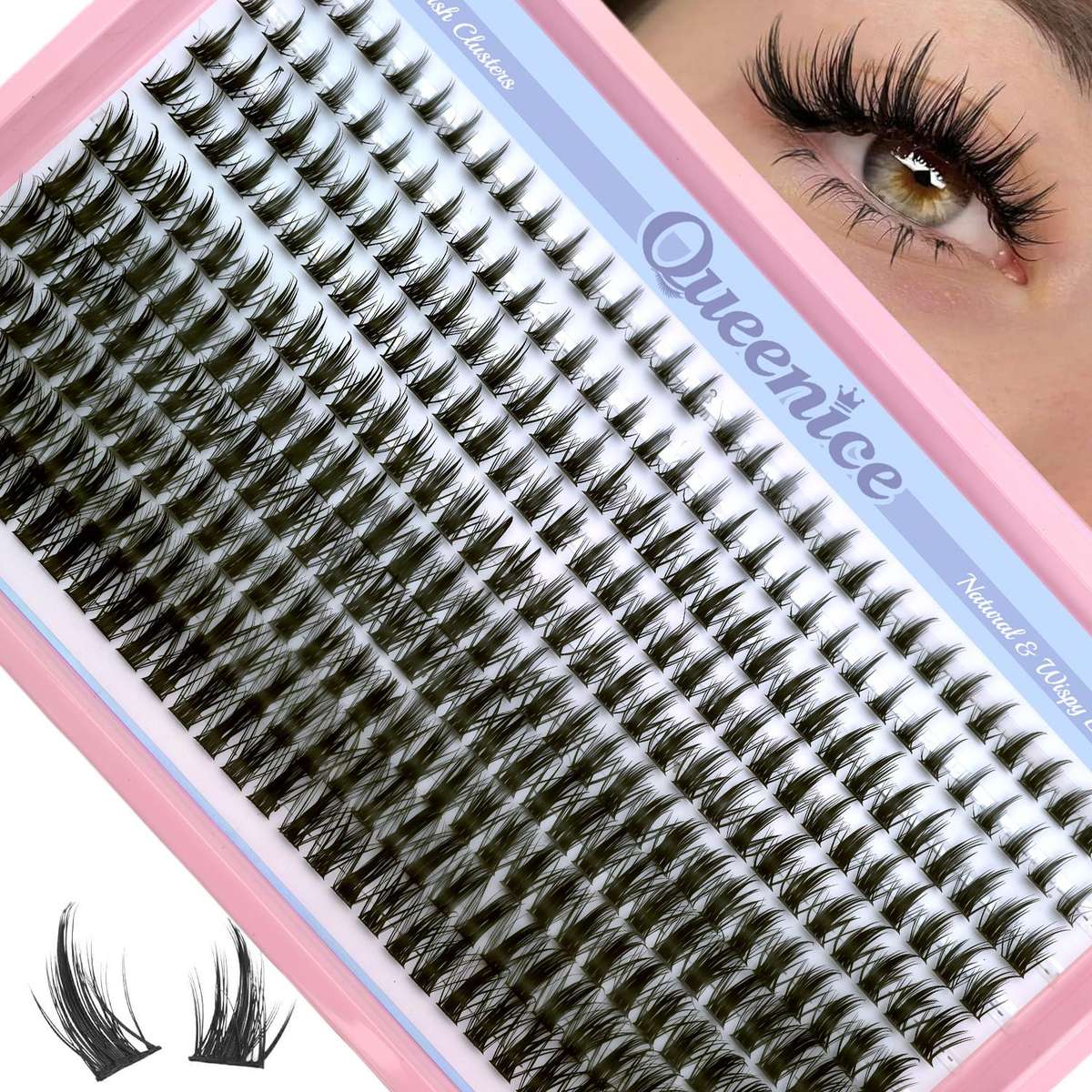 False Eyelashes Model Style F Fairy Lash Clusters