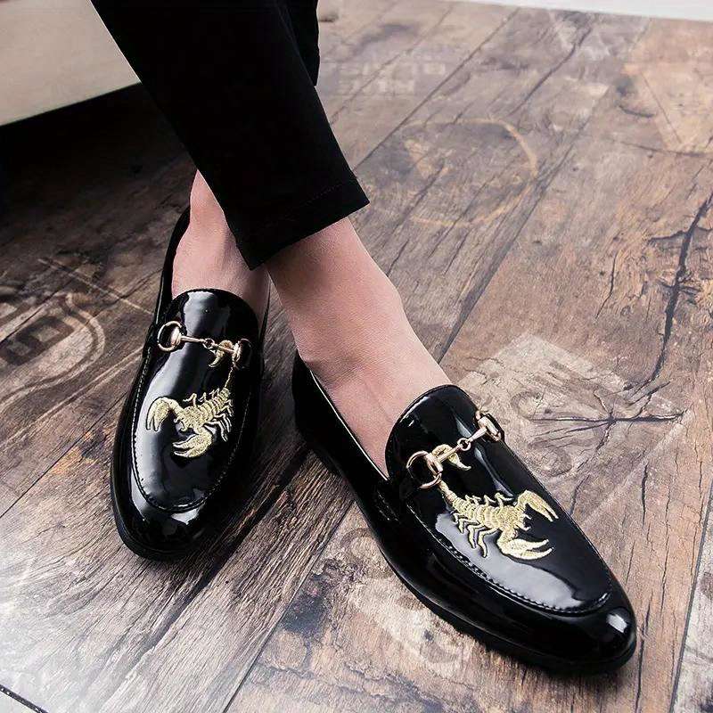 Mens Leather Shoes Color Black Sizeuk 7