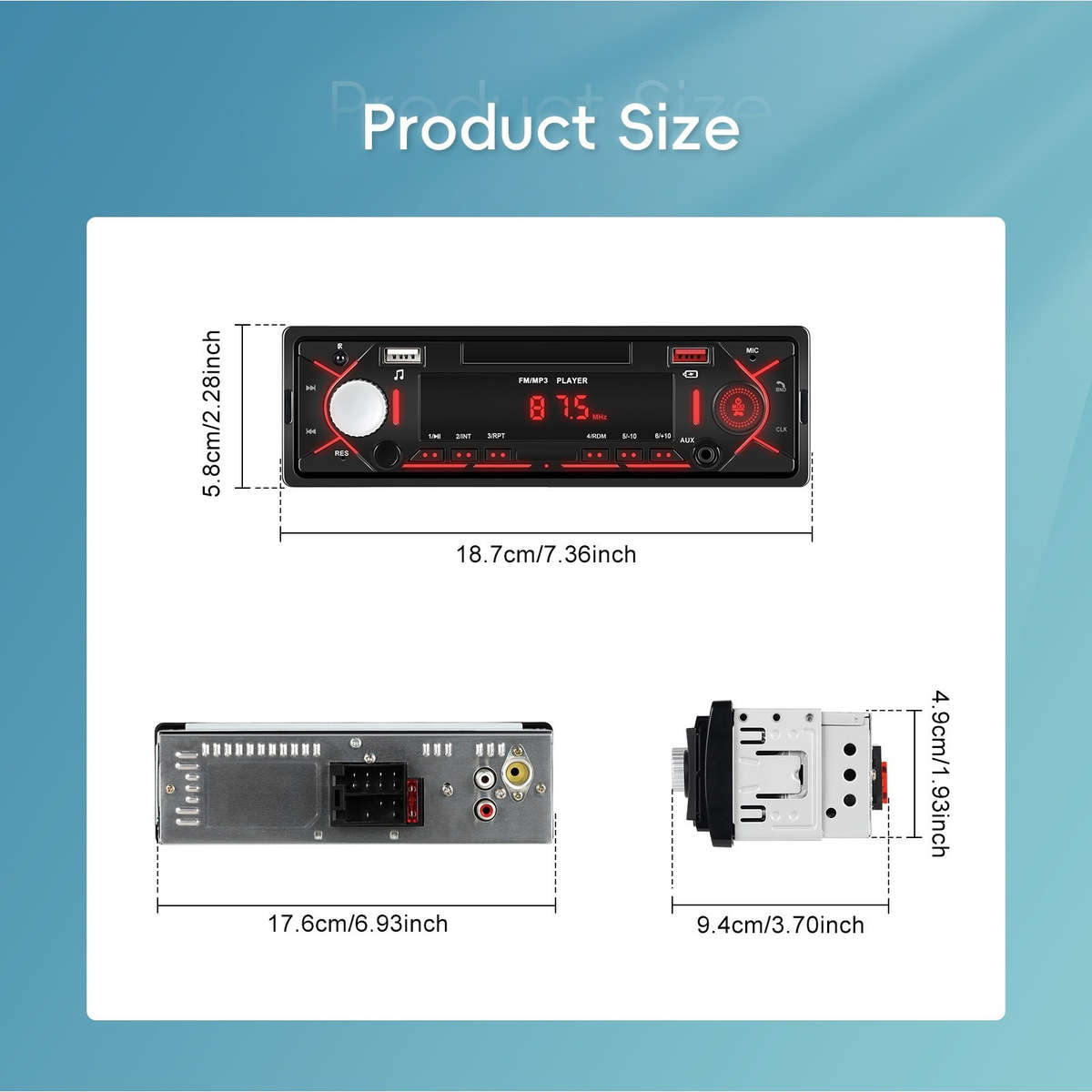 Car Audio  Entertainment System Quantity 1Pc