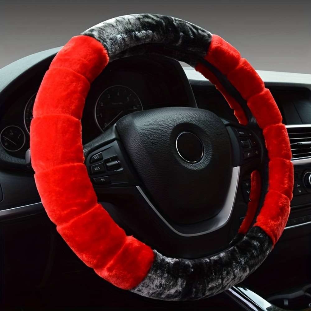 Car Steering Wheel Cover Black