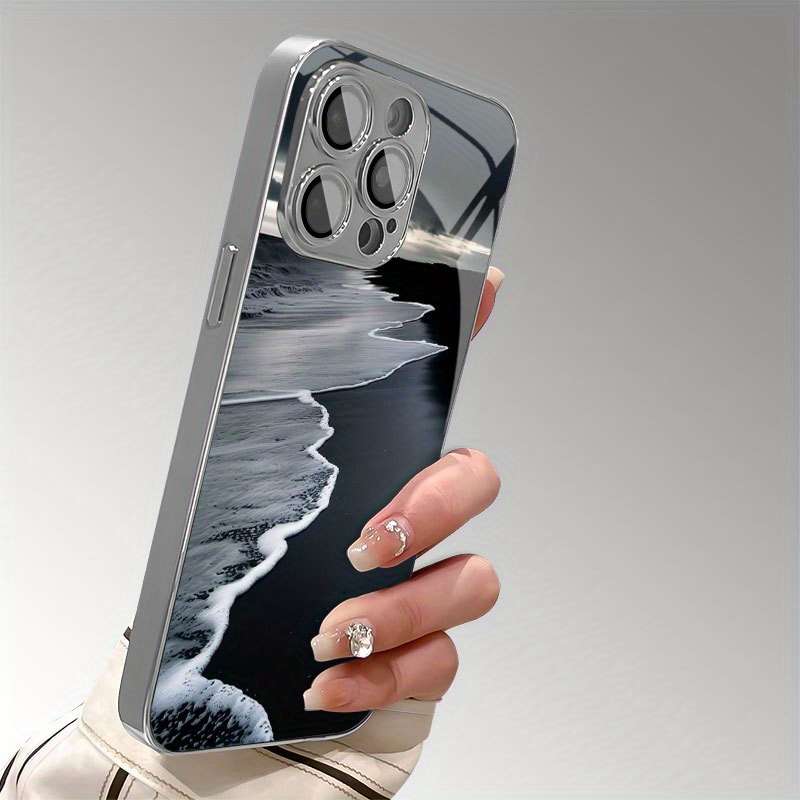 1Pc Mixed Color  For iPhone X Nature Night Beach Phone Case