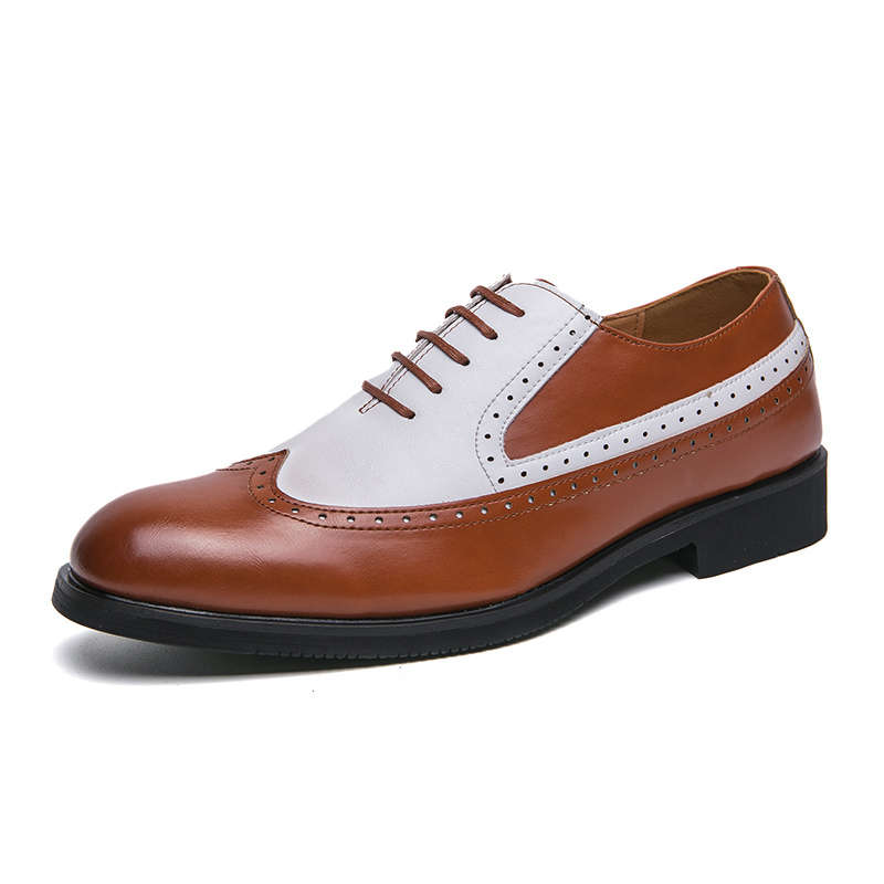 Mens Leather Shoes Color Black Sizeuk 7