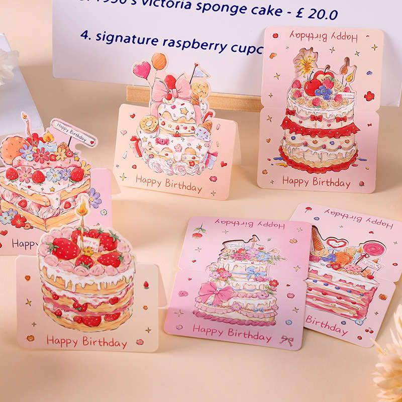Greeting Cards Color Style5 Size 10Pcs