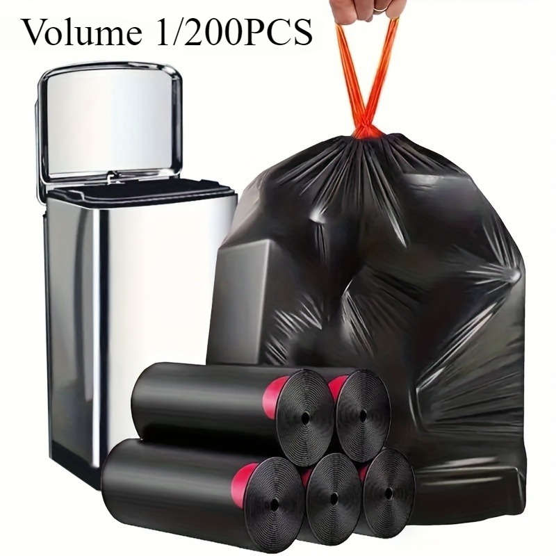 Trash Bagblackquantityone Roll200 Pieces