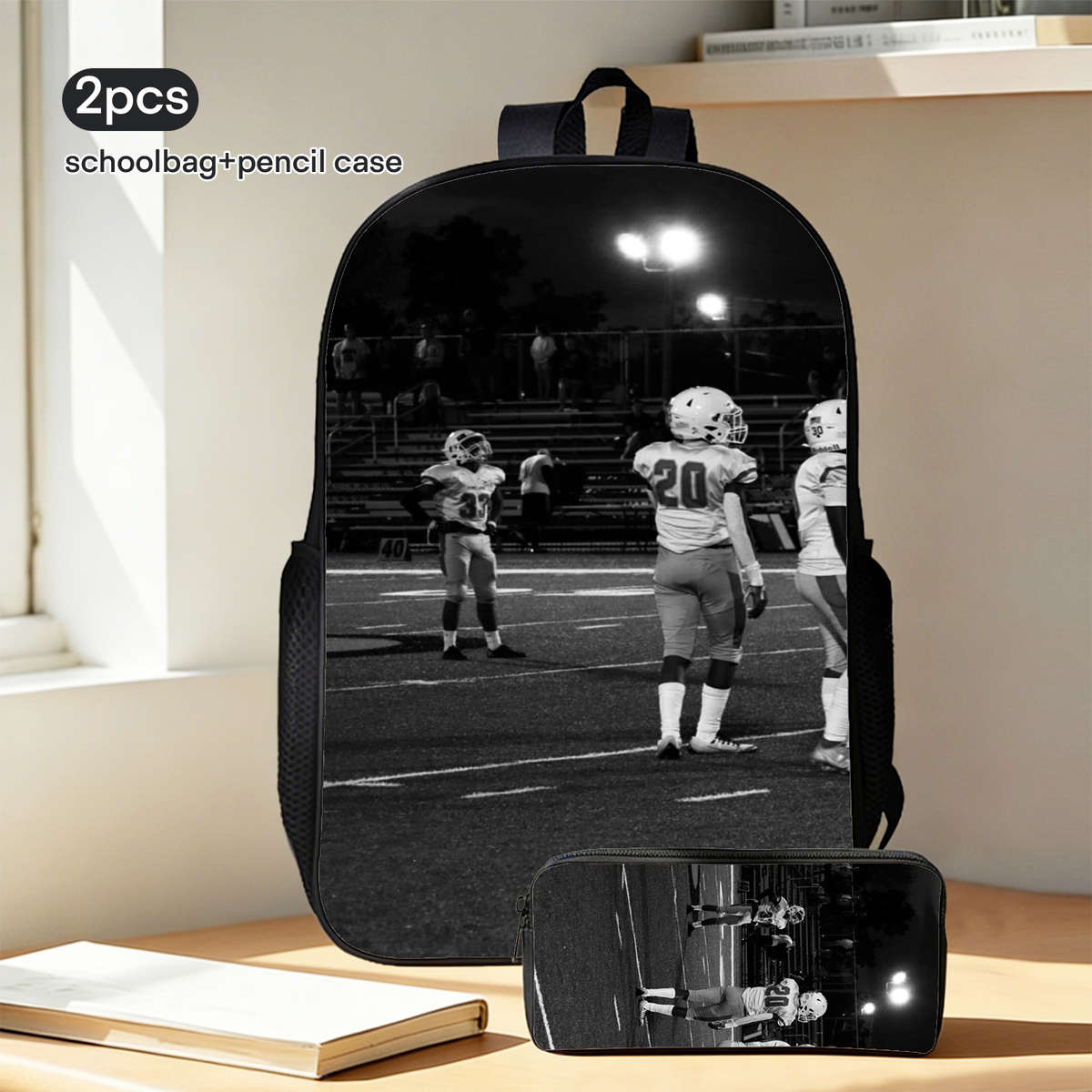 Men S Backpack 1 Pencil Case Size One Size
