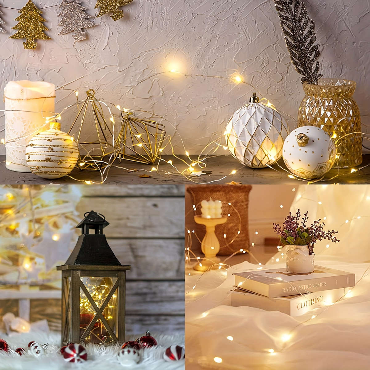 Christmas Lights Warm White Size 30Pcs 1Meter