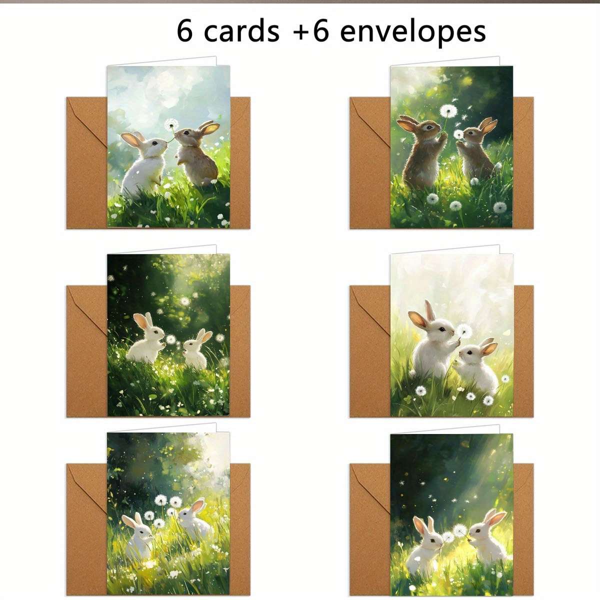 Greeting Cards Quantity 6Pcs