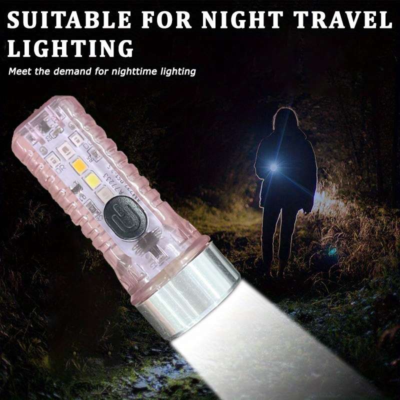 Portable Lamp Items Pink Flashlight Quantity 1Pc