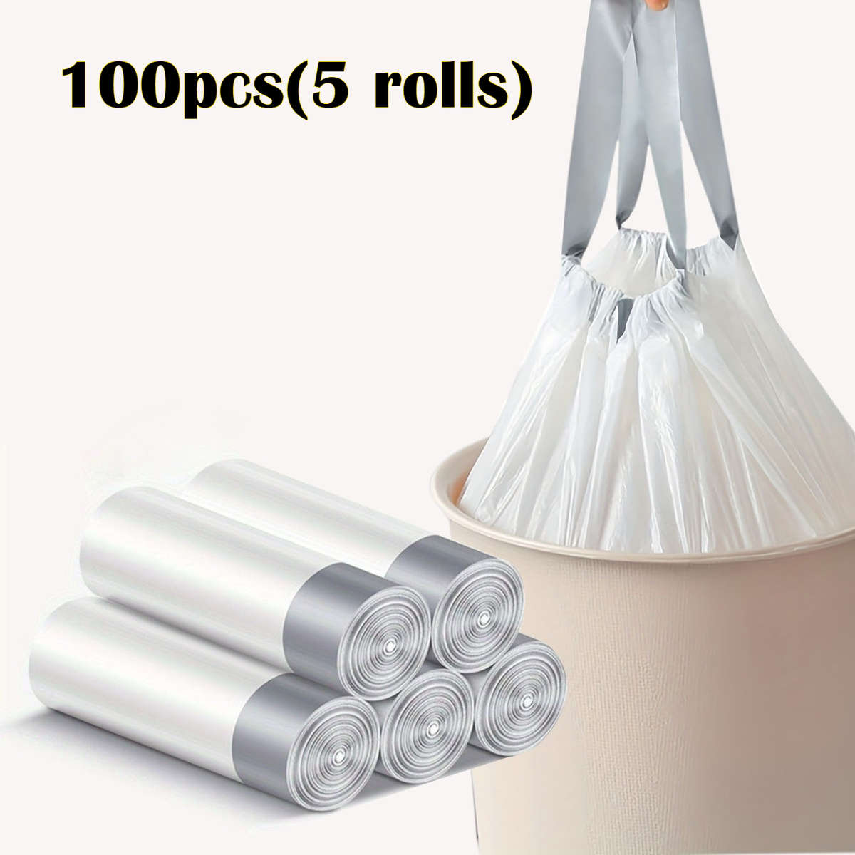 Trash Bag100Pcs5Rolls