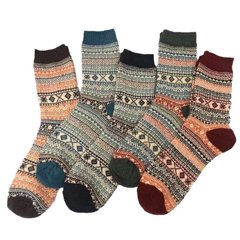 Women S Socks Color Random 5 Pairs Size Onesize