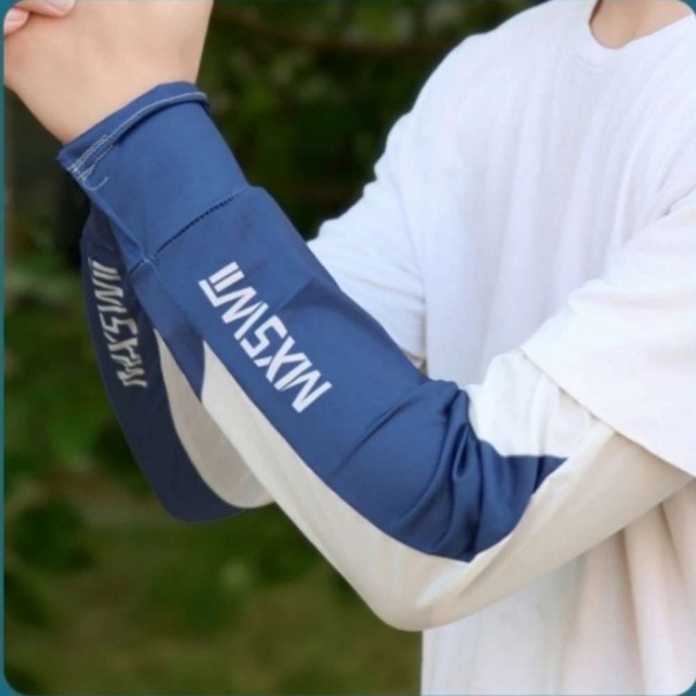 Sunscreen Sleeves Color Black&Red