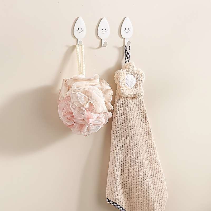 Creative Water Drop Cloud Traceless Coat Hanger Strong Items Rainbow 1pc