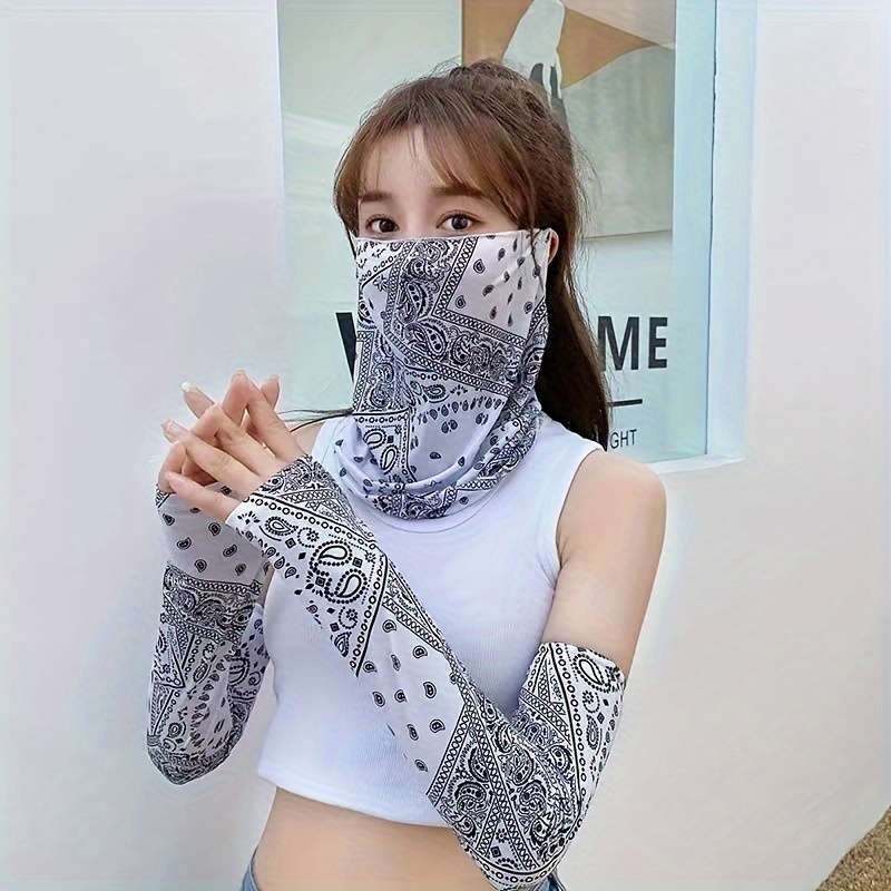 2Pcs Set Including Sunshade Veil And