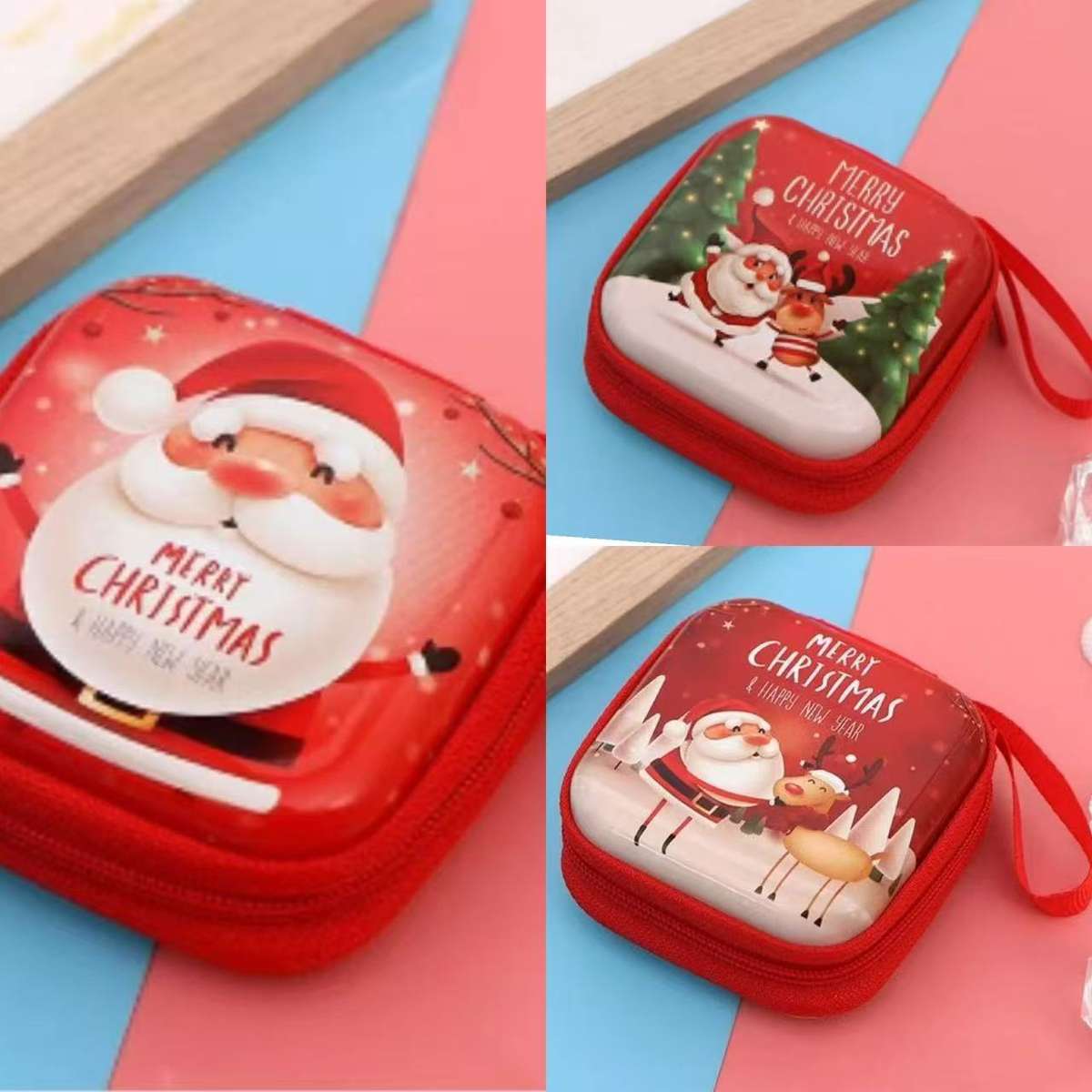 Christmas Gift Boxes Color Three-Piece Set A