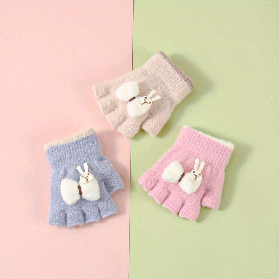 Winter Gloves Color Grey Size 1 To 4Y