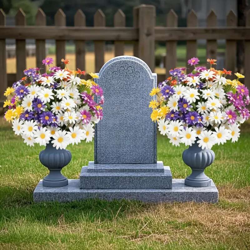 Simulated Flower Color 5 Bunches Of Beautiful Flowers