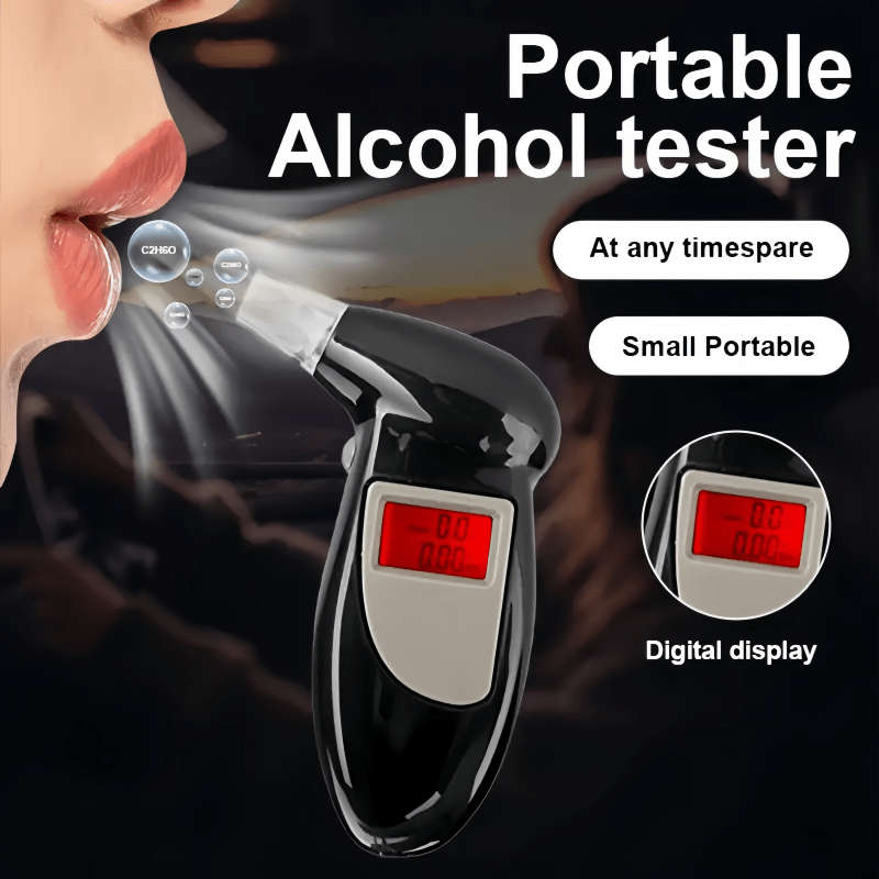 Alcohol Detector Model Black Version Includes 5 Nozzles Applicable