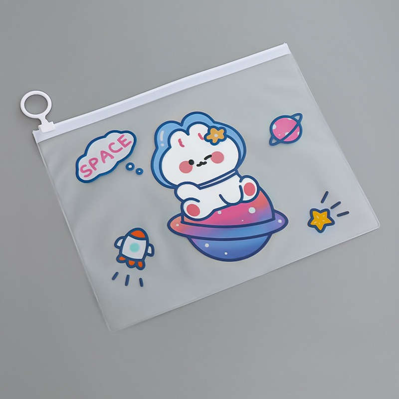 Storage Bag Color Outer Space  Rocket Bear  Planet Rabbit 3Pcs
