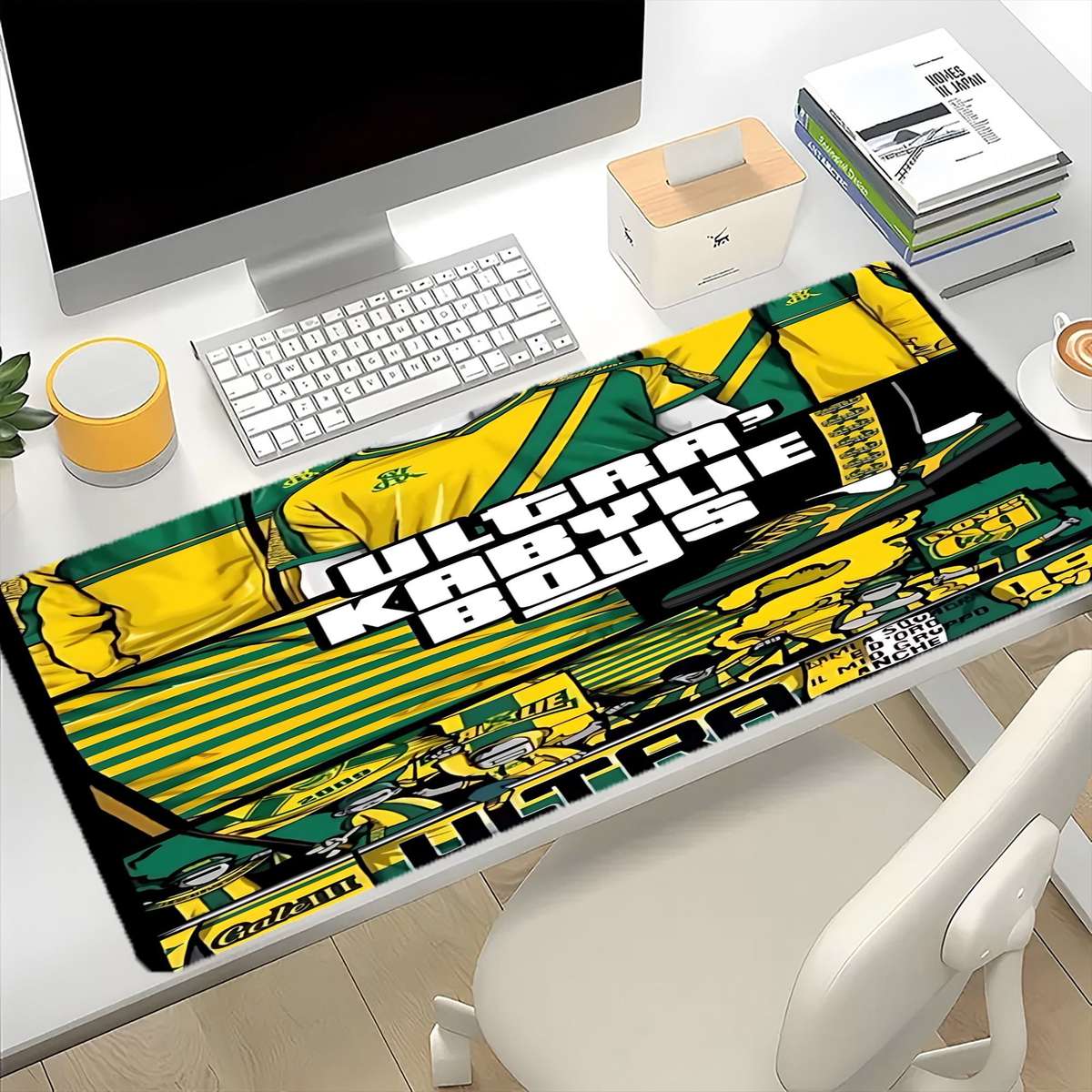 Mouse Pad Color White Size 80X30Cm