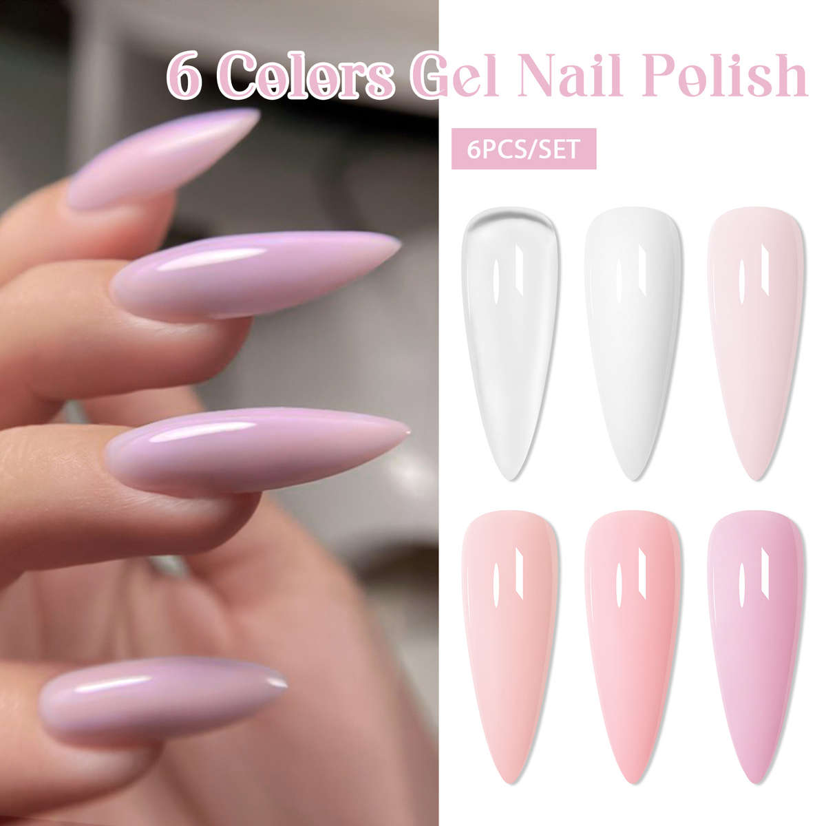 Nail Polish Color 6Pcs