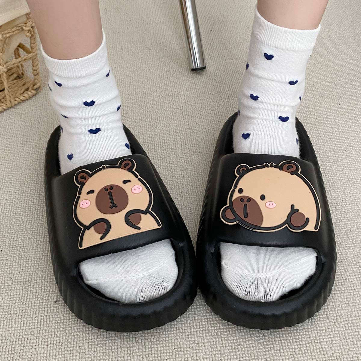 Sandals Color Black Size Uk 2.5 3