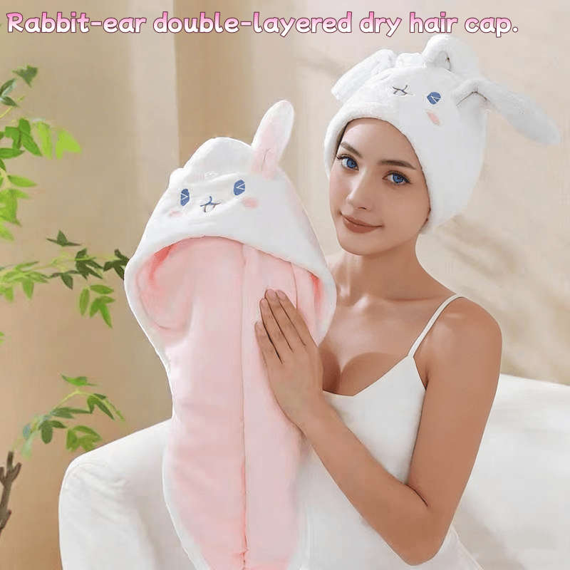 Hair Turban White Pink Weight Doublelayered And Thick.