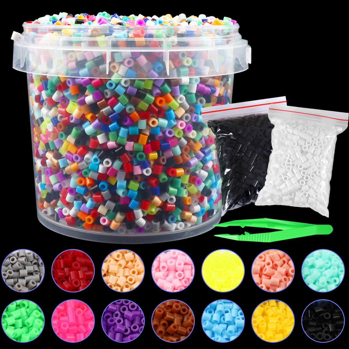 Perler Bead Set 6500Pcs Fuse Beads