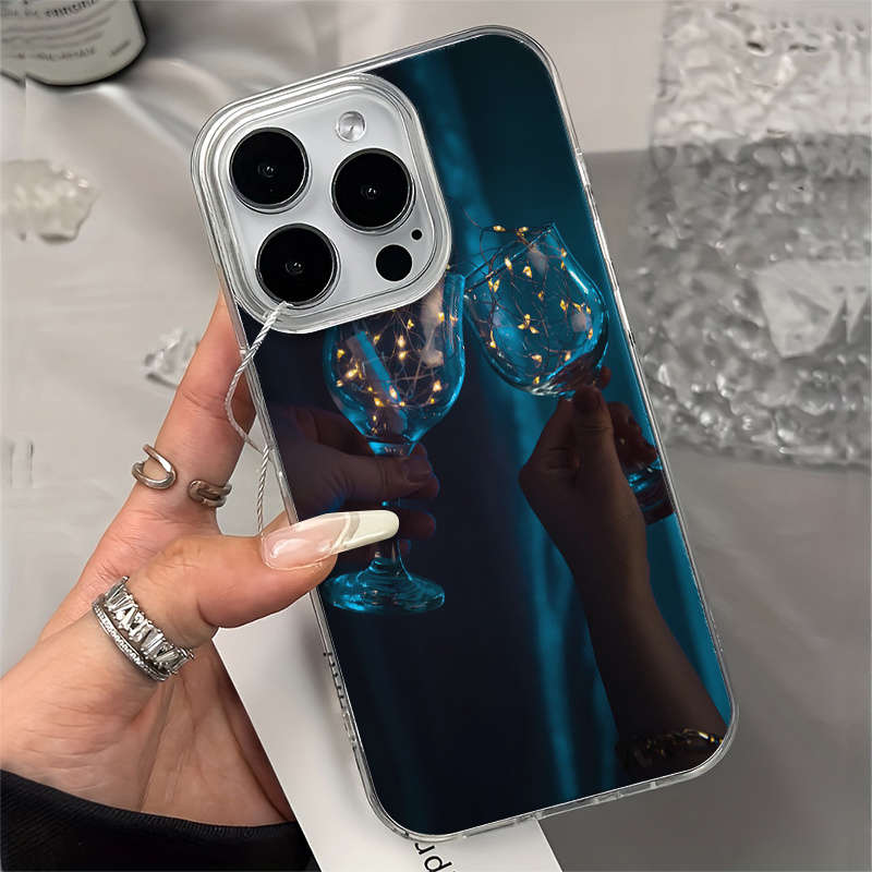 1Pc Transparent For iPhone 16 Pro Phone Case Phone Cover