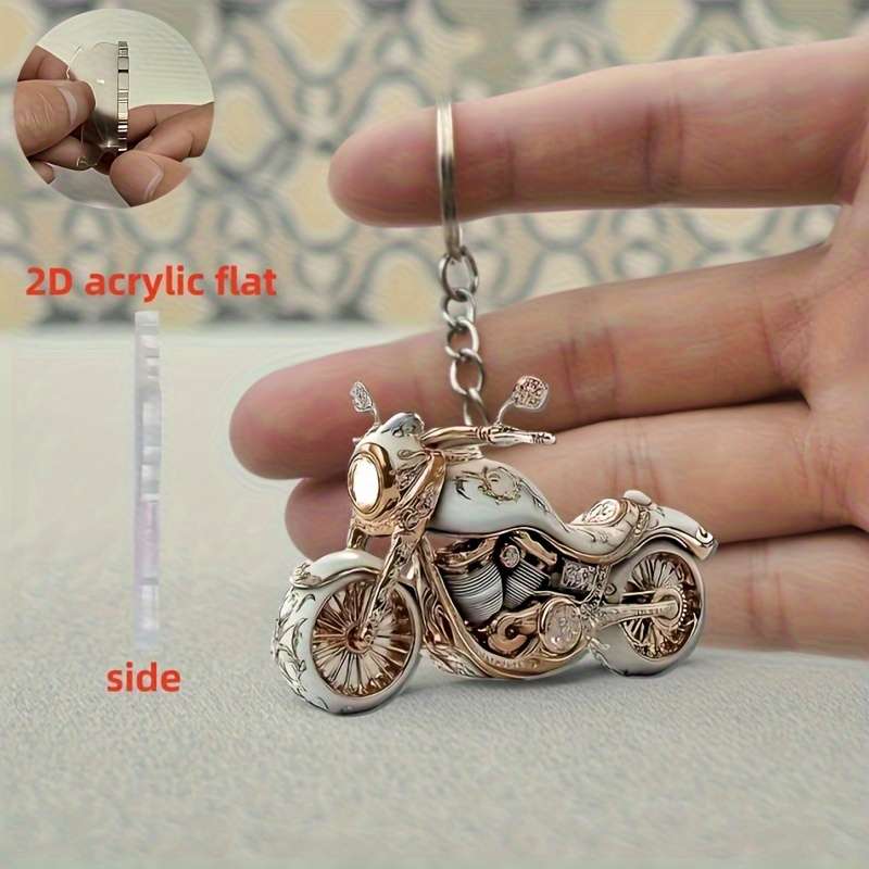 Keychain Ornament Items Vintage Motorcycle Keychain