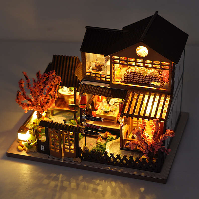 3D Building Model Puzzle Set Color Mixed Color
