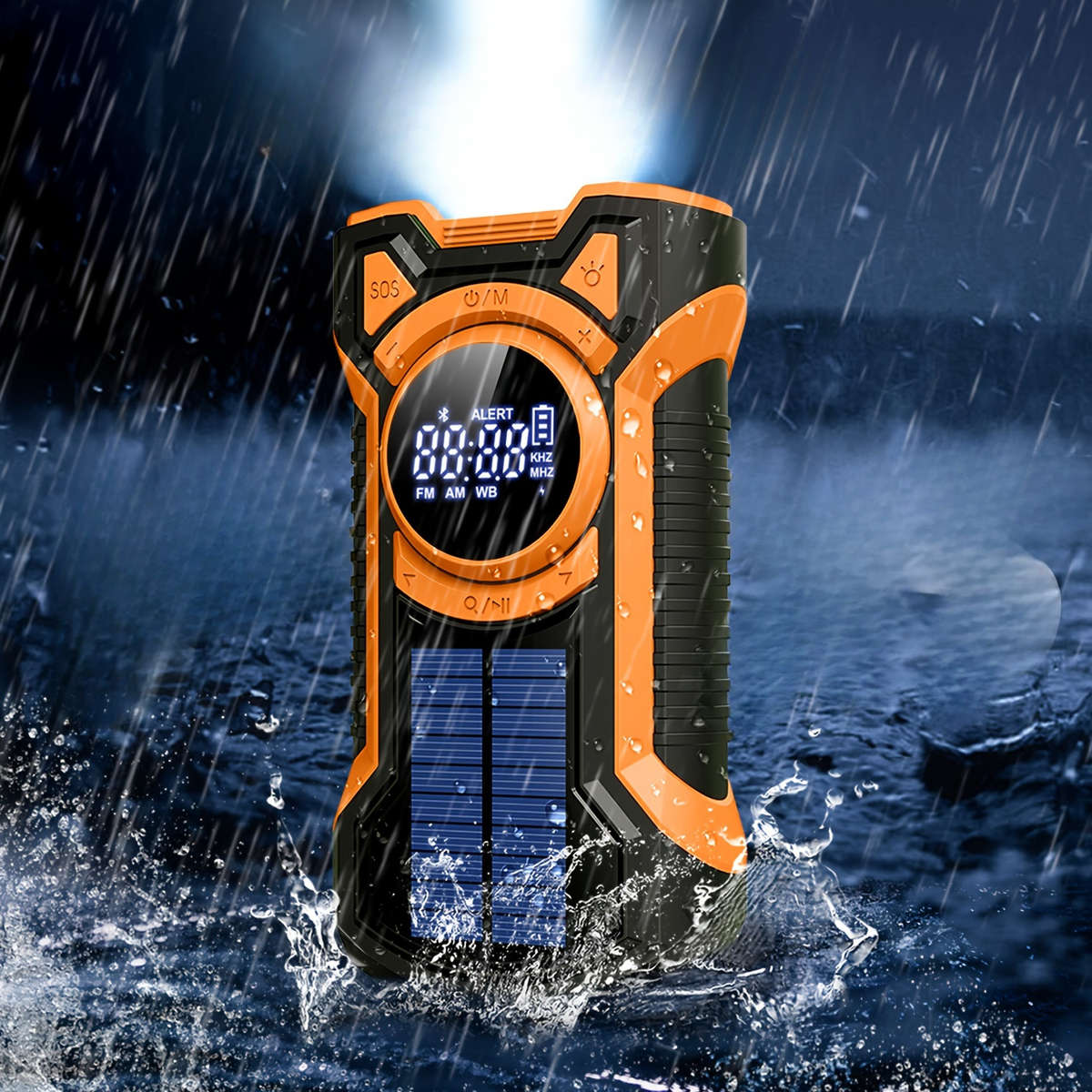 Versatile 1Pc Multifunctional Emergency Handheld Radio With Flashlight Home