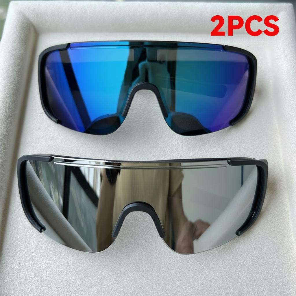 Cycling Glasses Color White Frame Orange Mercury  Black Frame Mercury