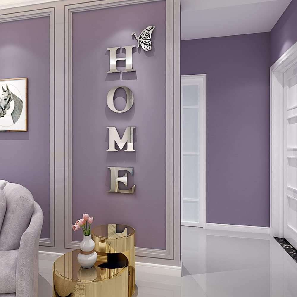 Wall Stickers Color Silveryhtzcj6Pcsset