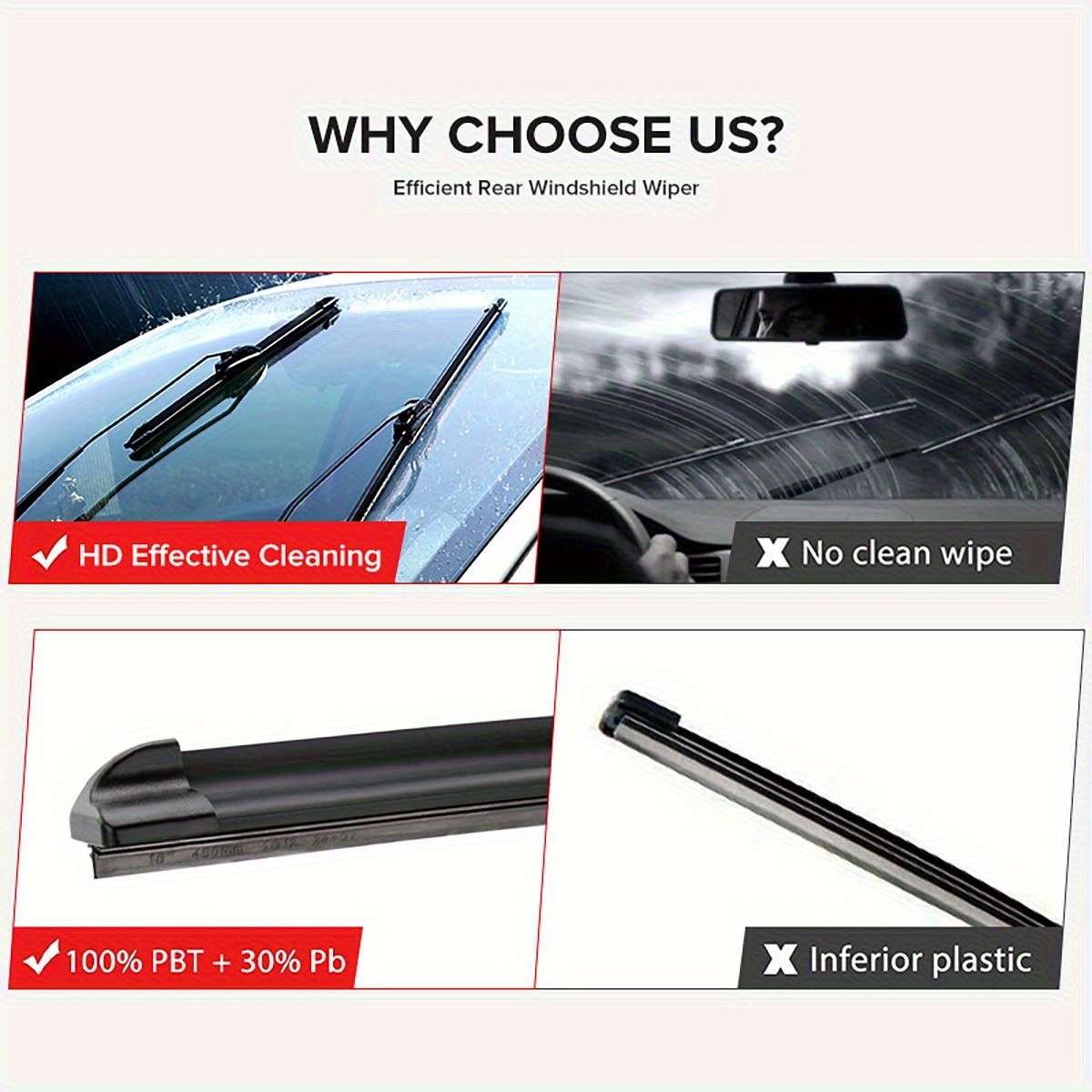 Windshield Wipers Material Natural Rubber