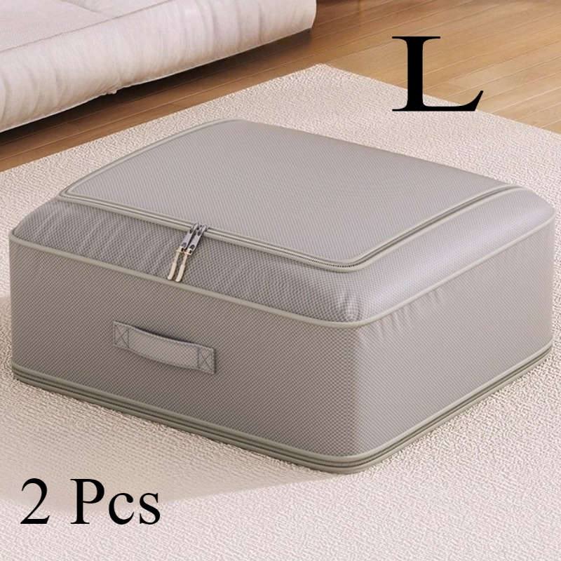 2Pcs Compressible Organizer Totes Garment 2 Pcs Size Diamond Lattice