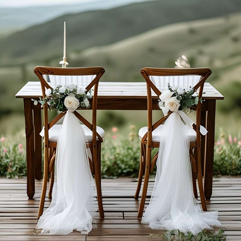 Wedding Supplies Color White Size 75Cm*400Cm 29.5In*157.5In