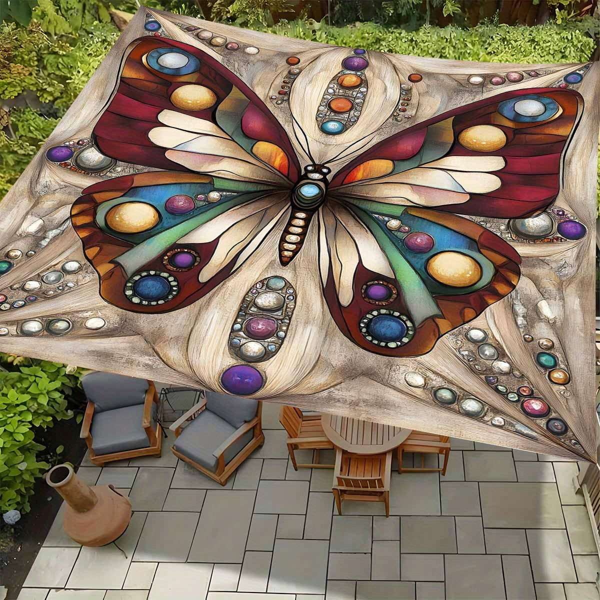 Durable All Season Lightweight Portable Outdoor Canopy Tent Mat Awning 4