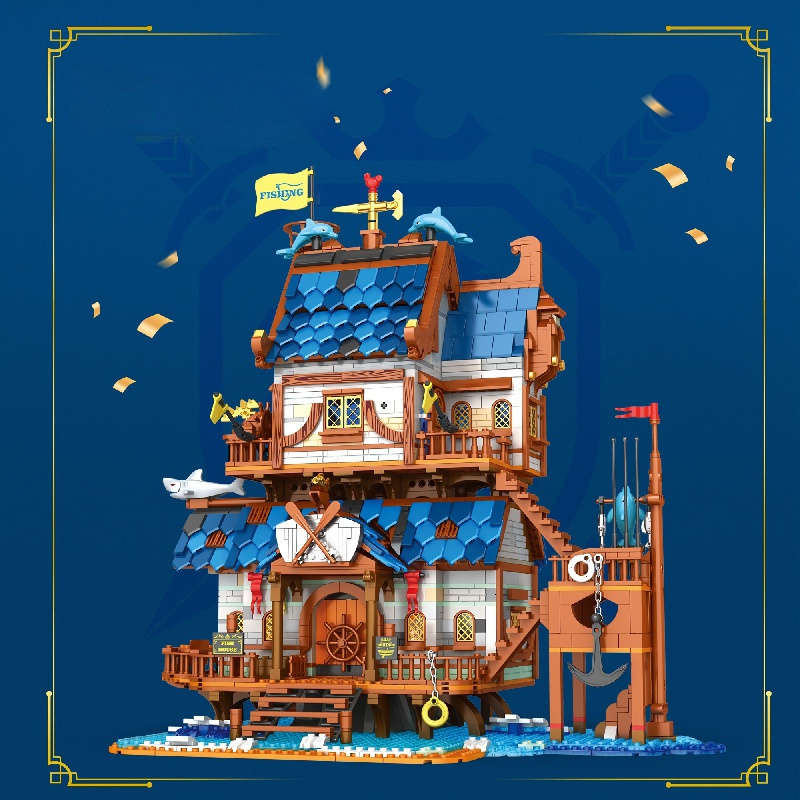 3D Building Model Puzzle Set Model Zz 66007