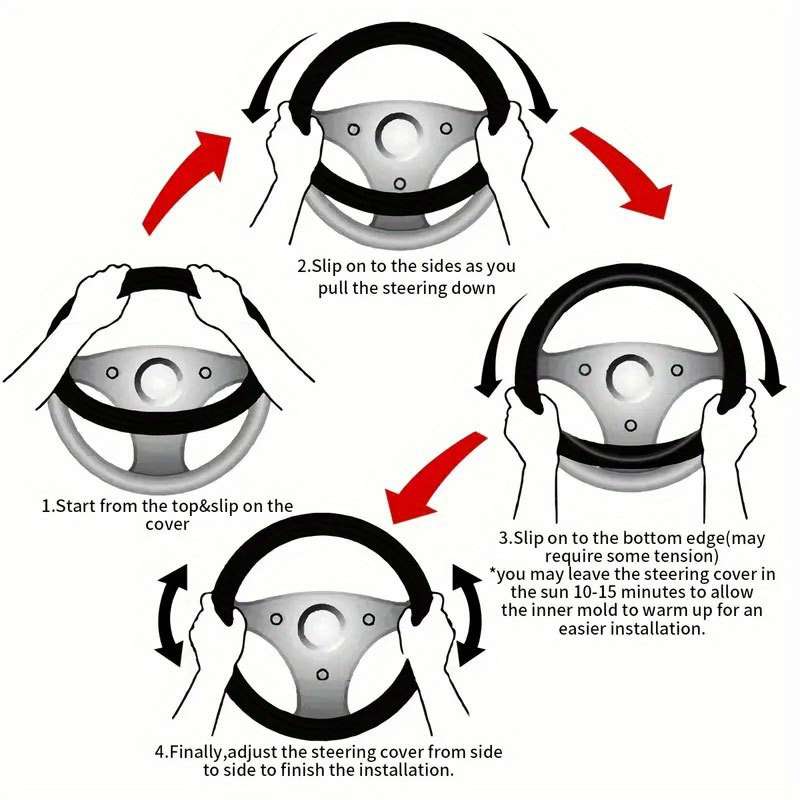 Car Steering Wheel Cover