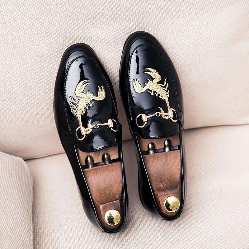 Mens Leather Shoes Color Black Sizeuk 7