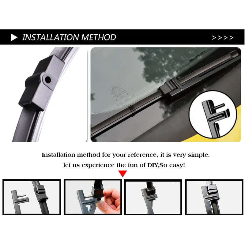 Windshield Wipers Size 66.04Cm 43.18Cm