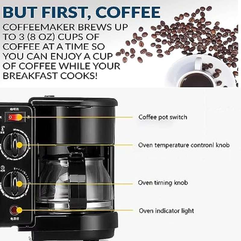 Modern Trade Kite In Breakfast Station With Coffee Maker