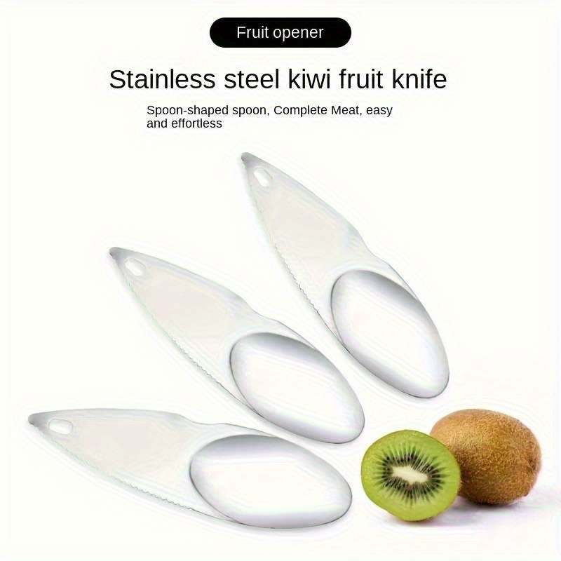 Fruit And Vegetable Knife Color Silvery Size3Pcs
