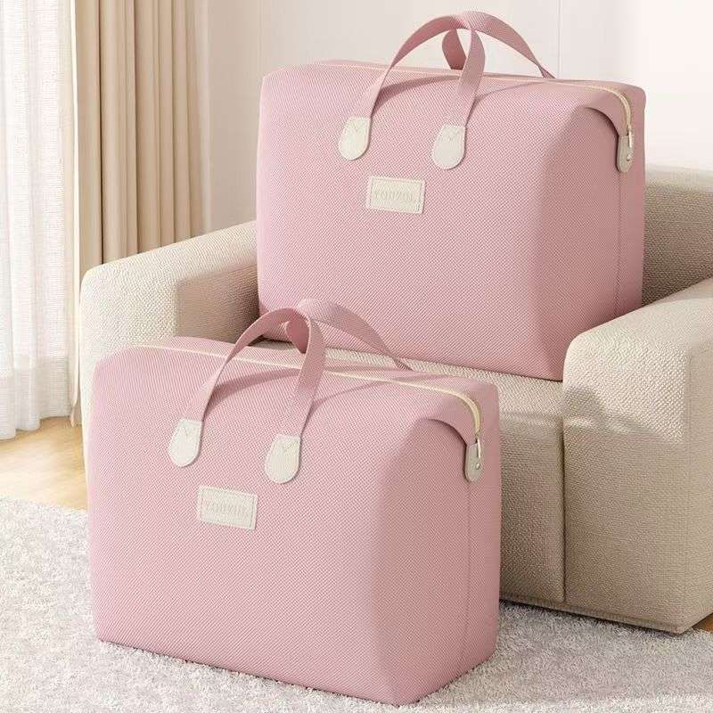 6Pcs Travel Bag Luggage Bag For Quilt Lotus Size M