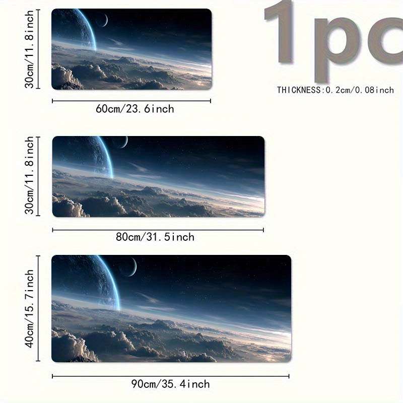 Mouse Pad Color Style 1 Size 11.8X23.6In