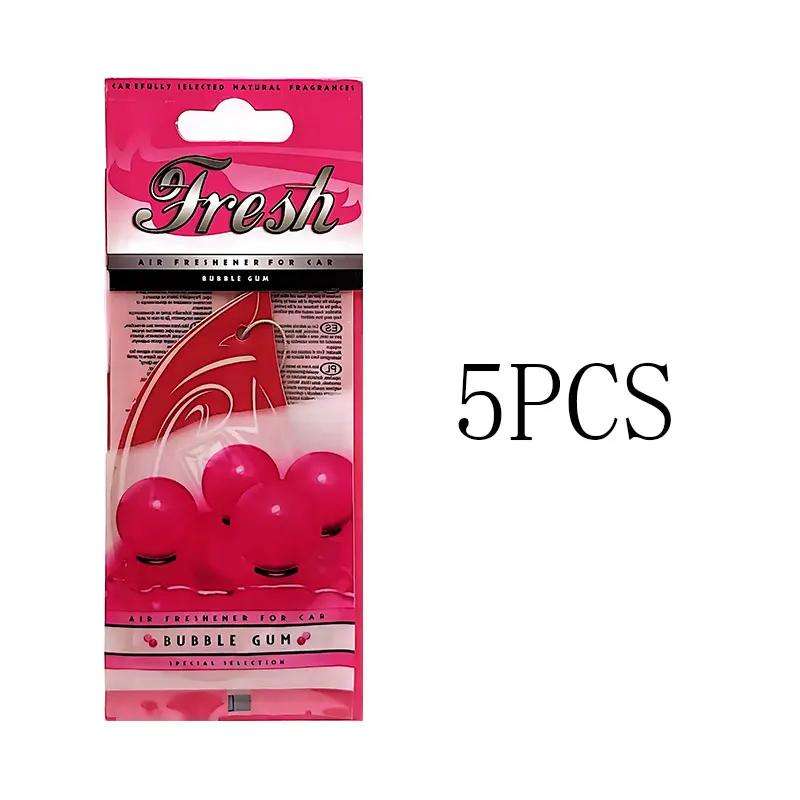 Car Interior Decor Items 5Pcs Cherry