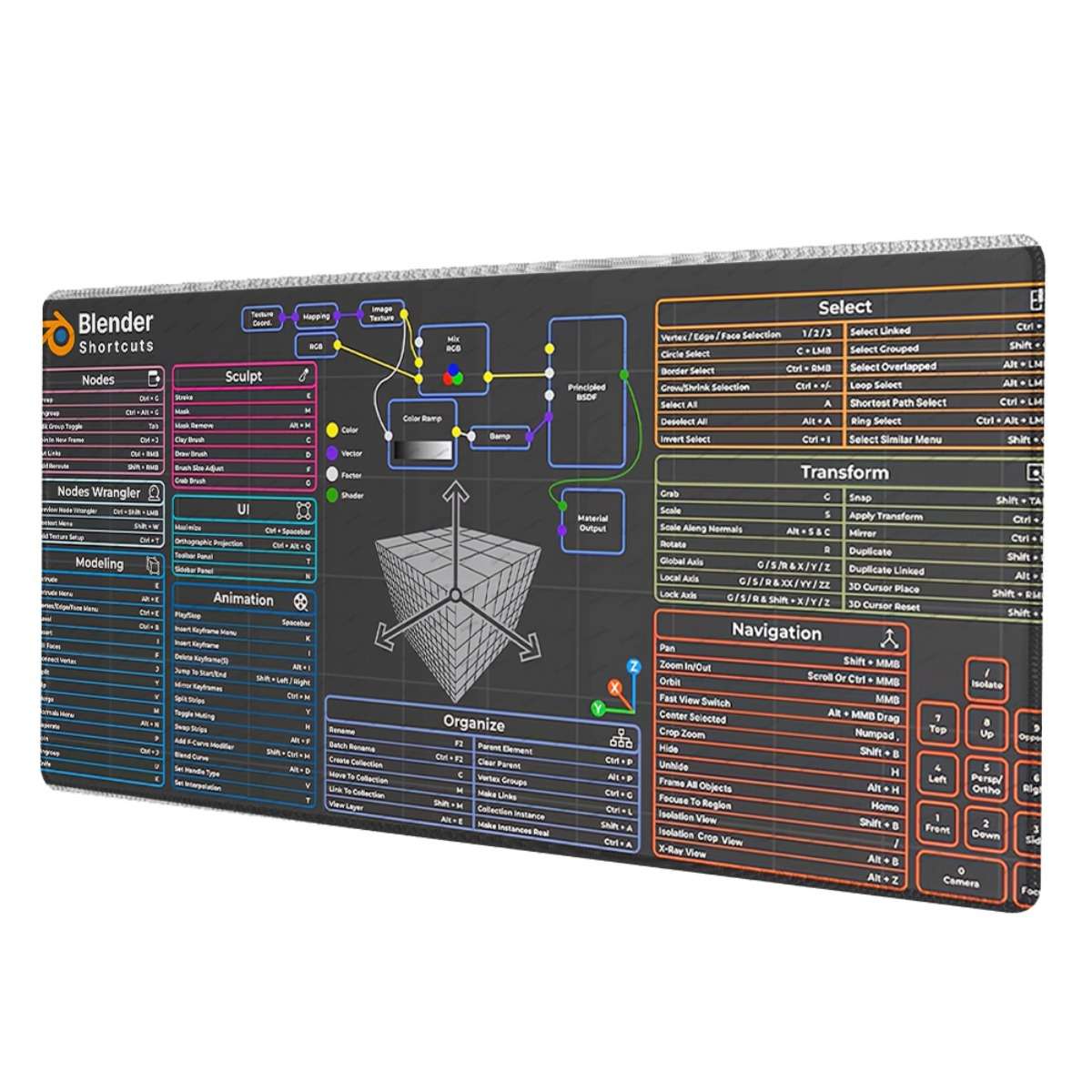 Mouse Pad Color 1Pc Size 15.8X35.43In